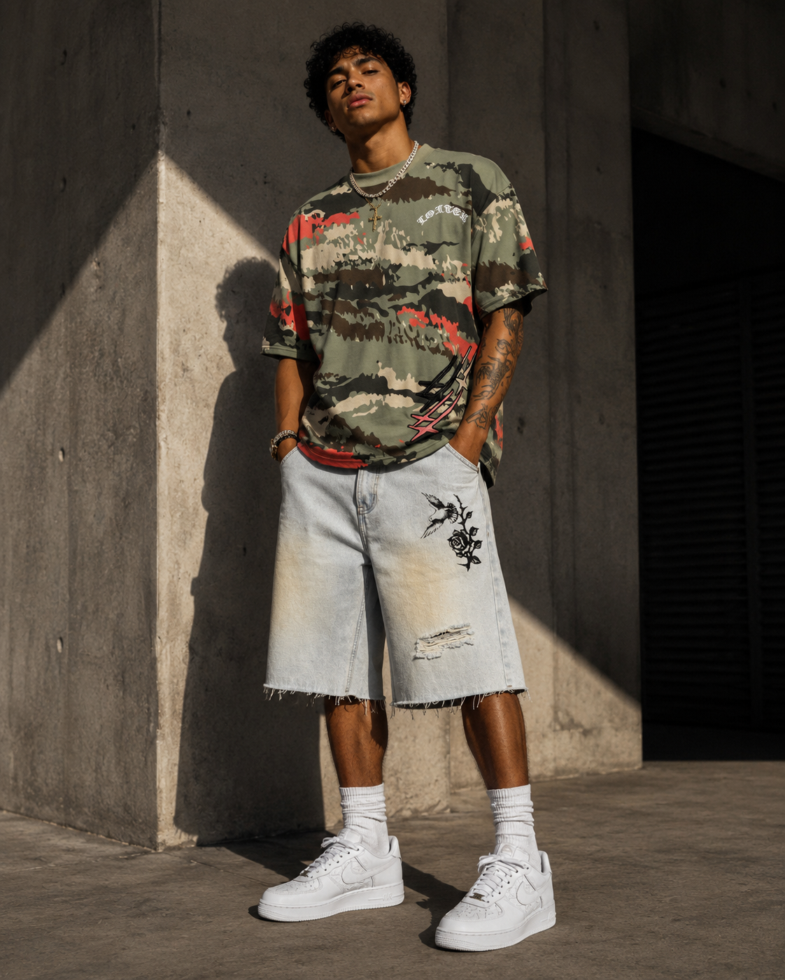 Ways to Wear Camo Chill Day Tee featured outfit